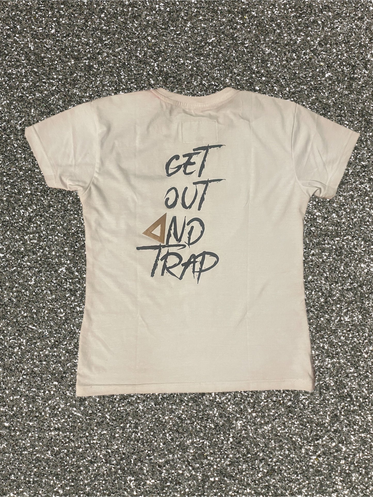 Female Serious G.O.A.T. Tee White