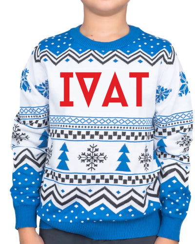 Youth White Christmas Sweater