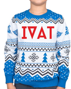 Youth White Christmas Sweater