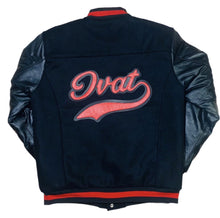 Teen/Young Adult D1 Varsity Bomber Black/Red