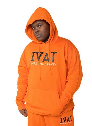 Orange/Black Classic Hoodie Sweatsuit