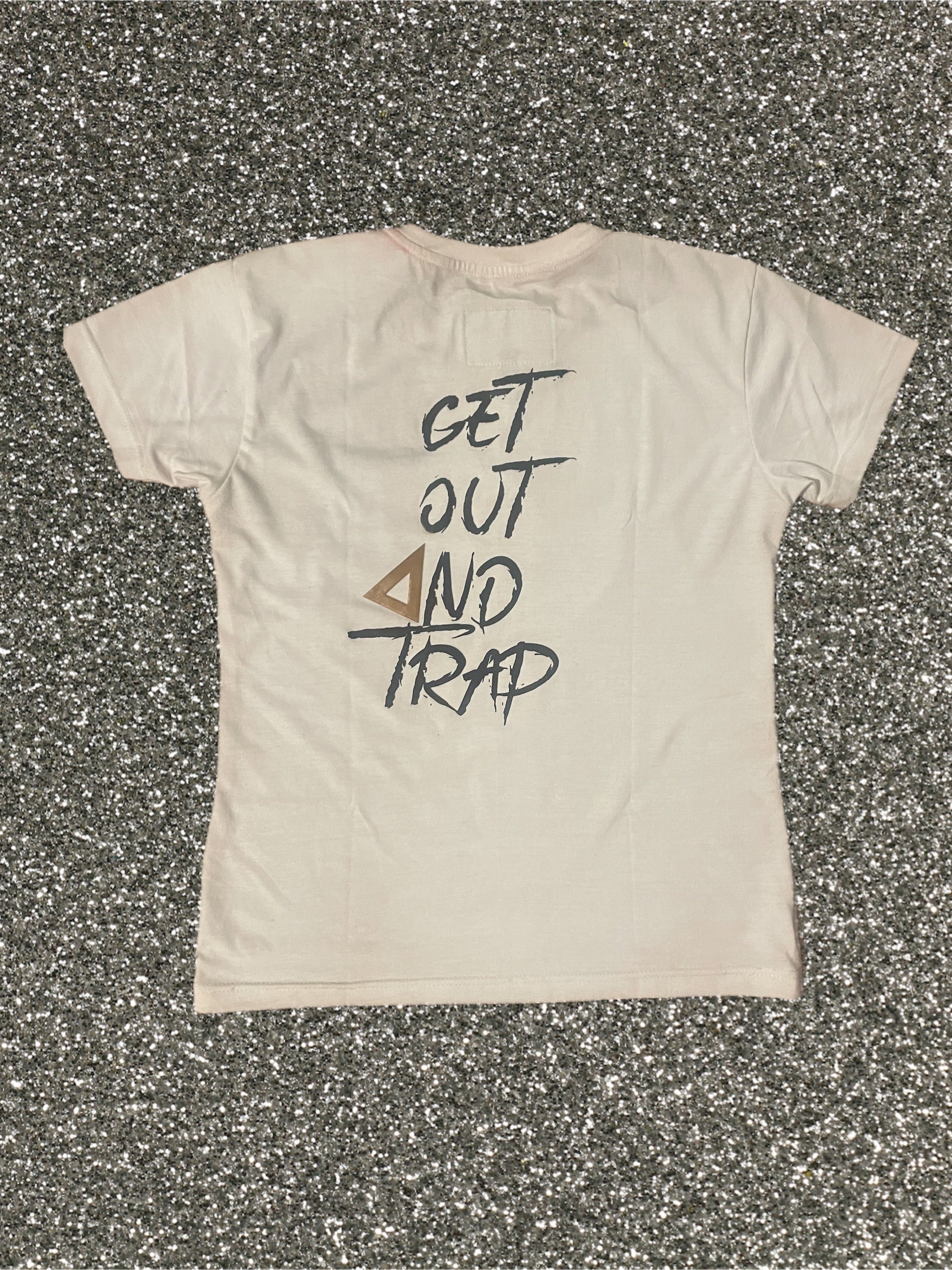 Female Serious G.O.A.T. Tee White