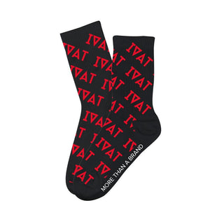 Repeat B/R Logo Socks