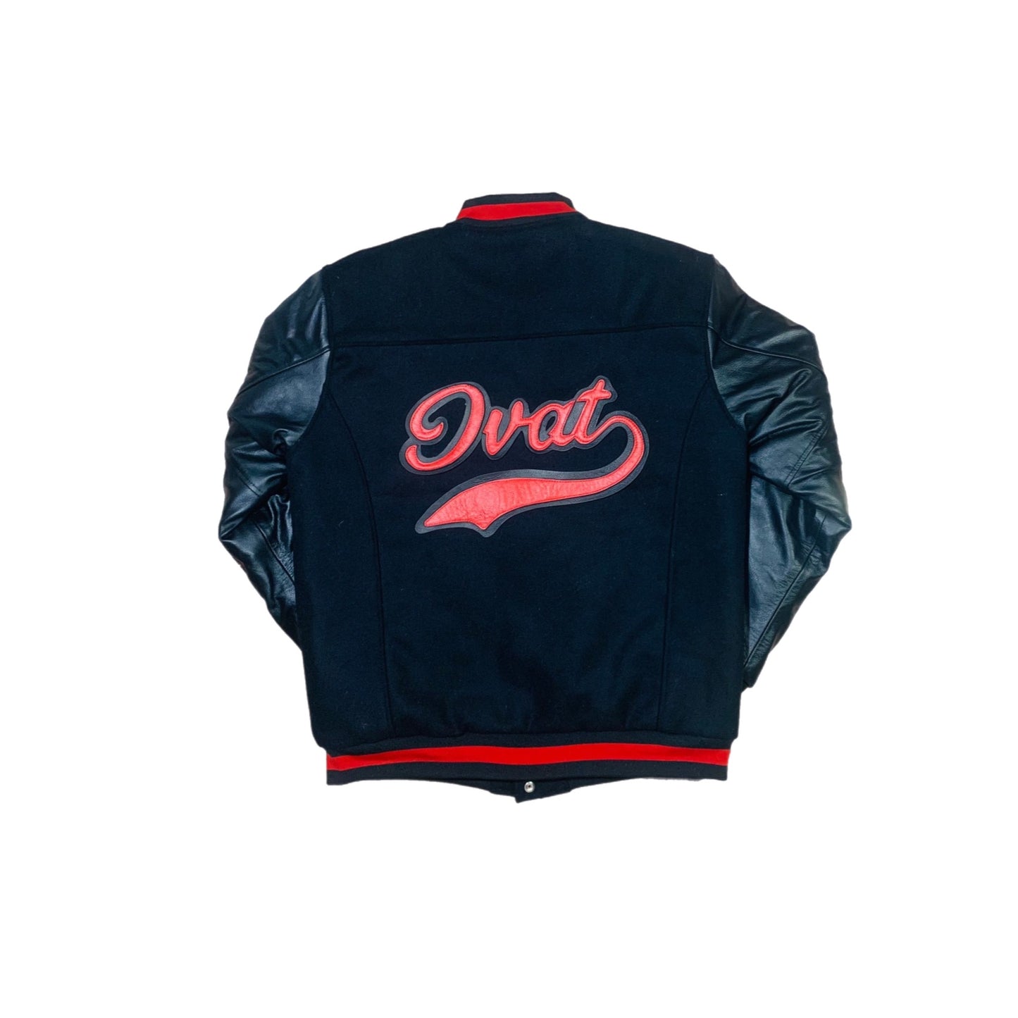 Toddler D1 Varsity Bomber Black/Red