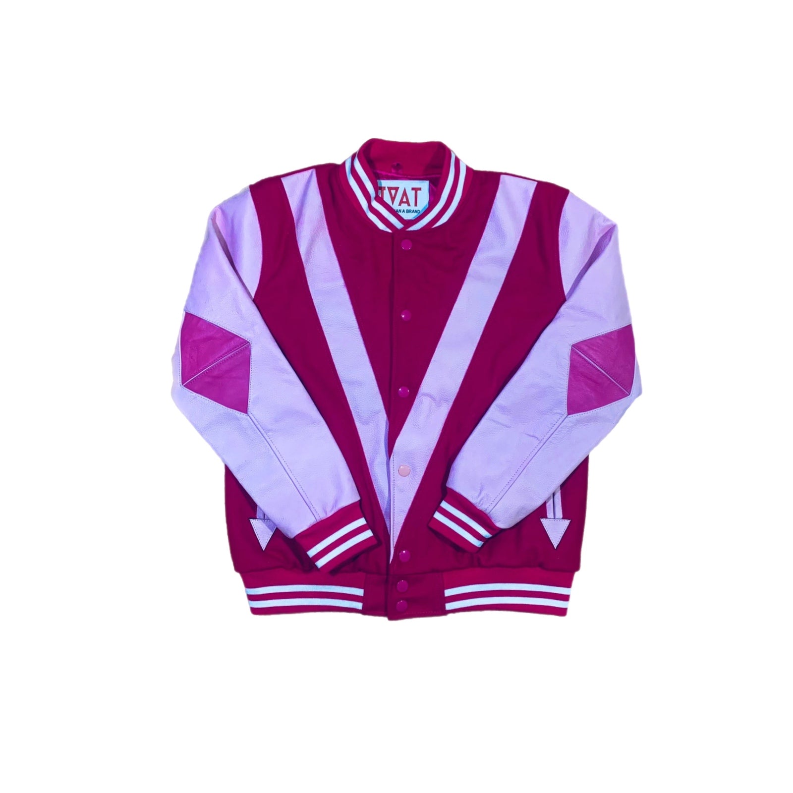 Toddler D1 Varsity Bomber Pink